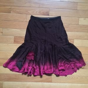 REBECCA TAYLOR SILK SKIRT